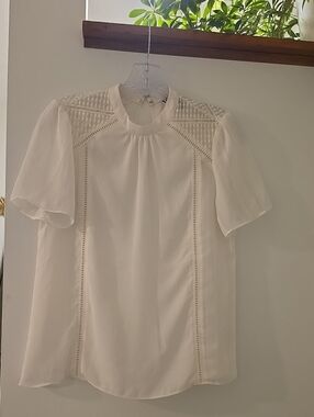 Express Elegant White Blouse
